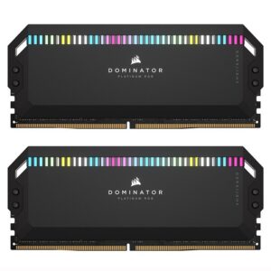 رم دسکتاپ DDR5 دو کاناله 6200 مگاهرتز کورسیر مدل Dominator Platinum RGB ظرفیت 32 گیگابایت